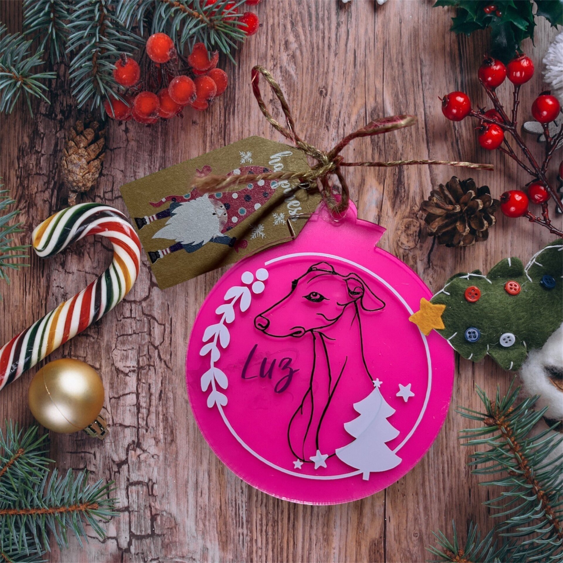 Colgantes Navidad Perritos - 5