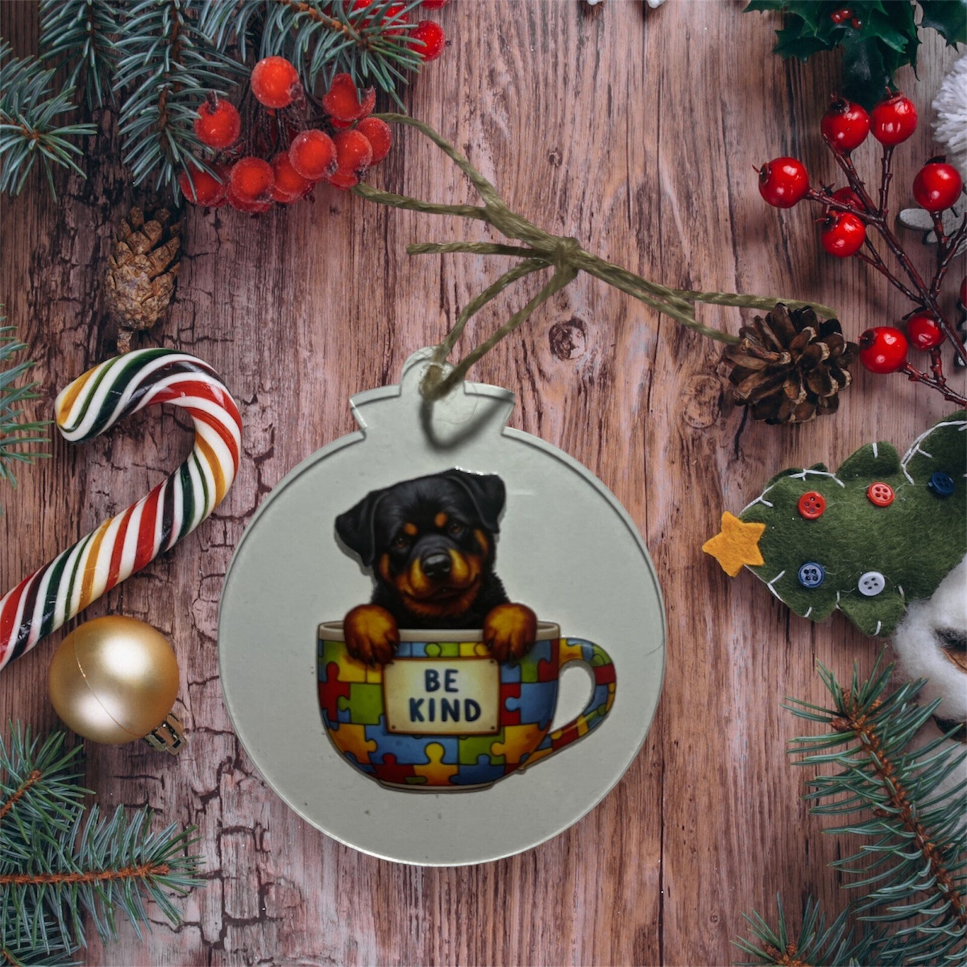 Colgantes Navidad Perritos - 2